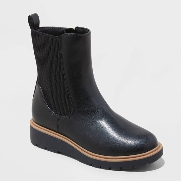 NEW Kids' Laurel Chelsea Boots - art class™ Black 4 - Picture 1 of 9